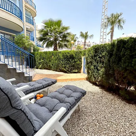 Punta Glea - Bajo Con Jardin Y Vista Al Mar. * Dehesa de Campoamor (Orihuela Costa)