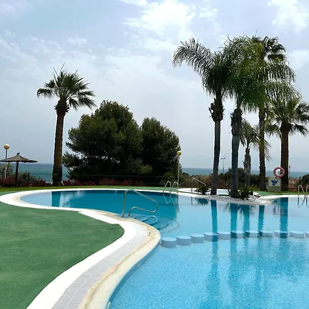 Punta Glea - Bajo Con Jardin Y Vista Al Mar. * Dehesa de Campoamor (Orihuela Costa)